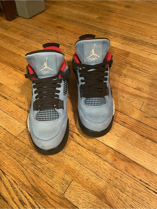 Jordan Other - Jordan Men’s Travis Scott Sneakers - Light Blue/Black/Red Accents